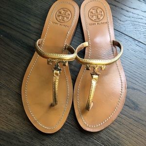 Tory Burch T Strap Sandals